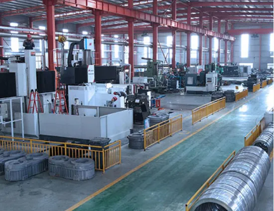 Una visión general de la fábrica.